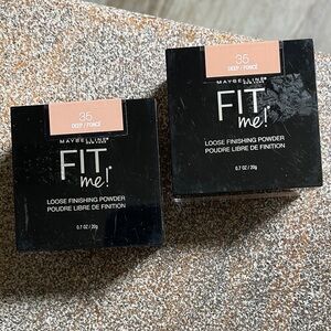 2 Maybelline Fit Me Loose Powder - Deep 35